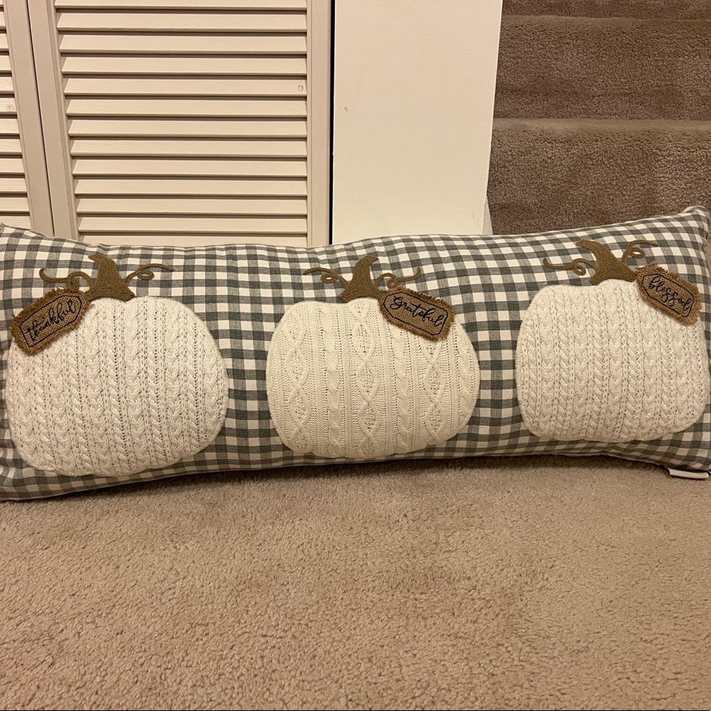 Pumpkin pillow
